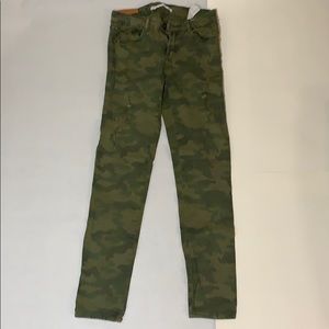 Zara Skinny jeans fashion women camouflage